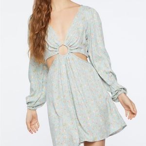 Forever 21 New with tags floral cutout mini dress